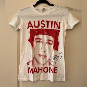 Autographed Austin Mahone Shirt, Size M